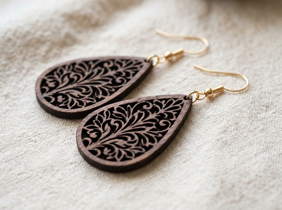 Wooden Earrings